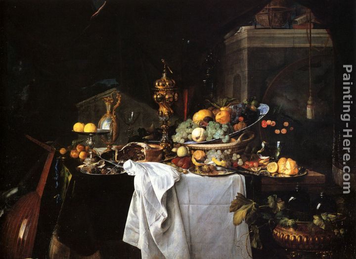 Jan Davidsz de Heem Still Life Of Dessert